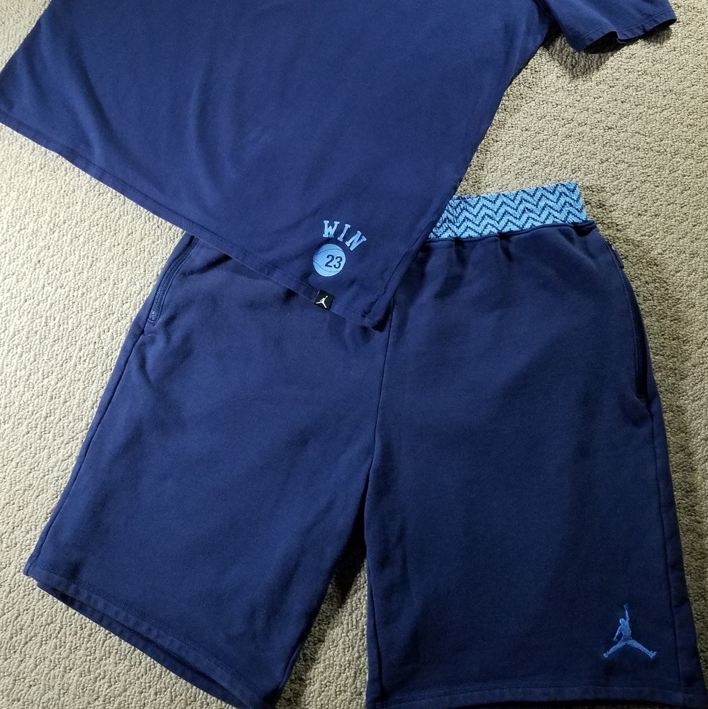 Air Jordan Retro XIII 13 Shirt and Shorts, Both XL